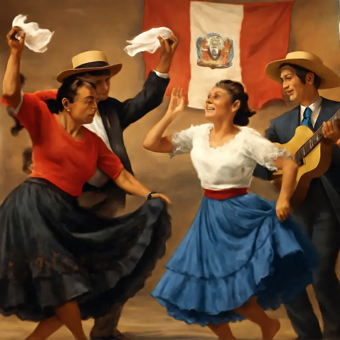 personas bailando canciones peruanas