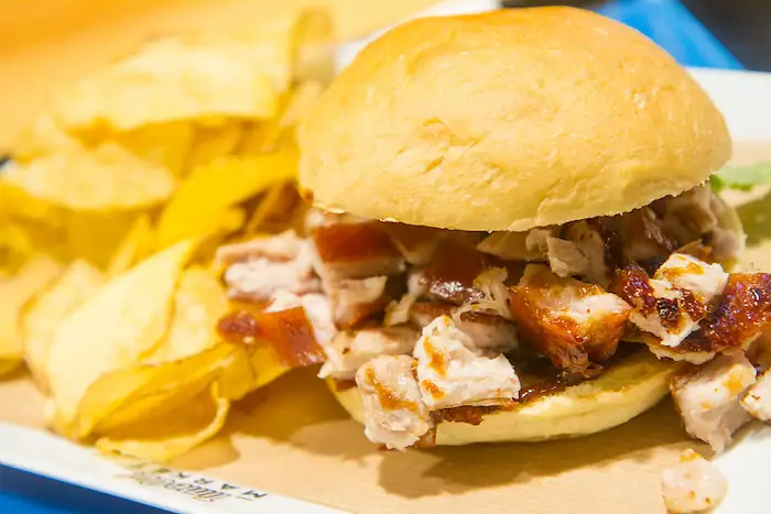 pan con chicharrón, habitual para desayunos